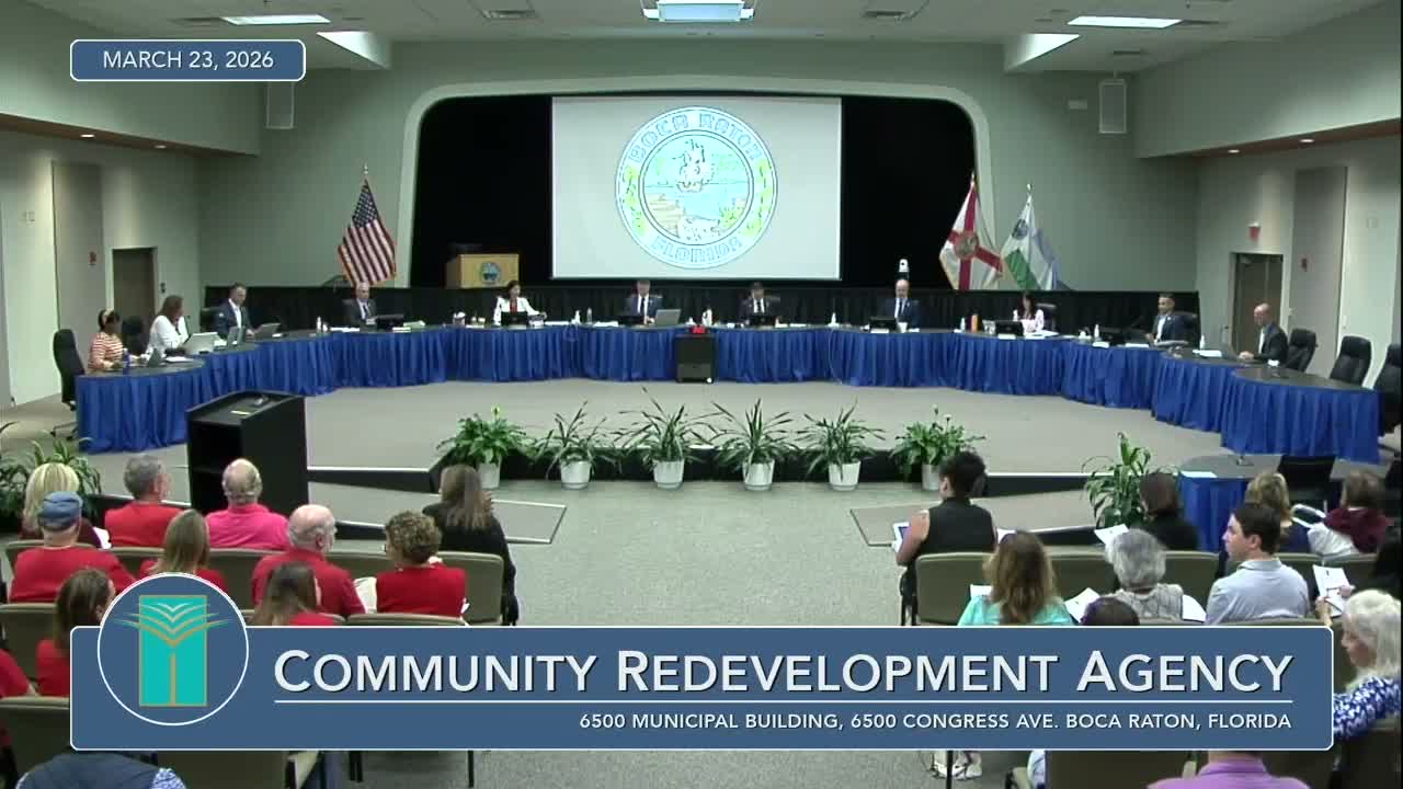 Boca Raton CRA approves Meissner Plaza Hotel with parking deviation and safety conditions