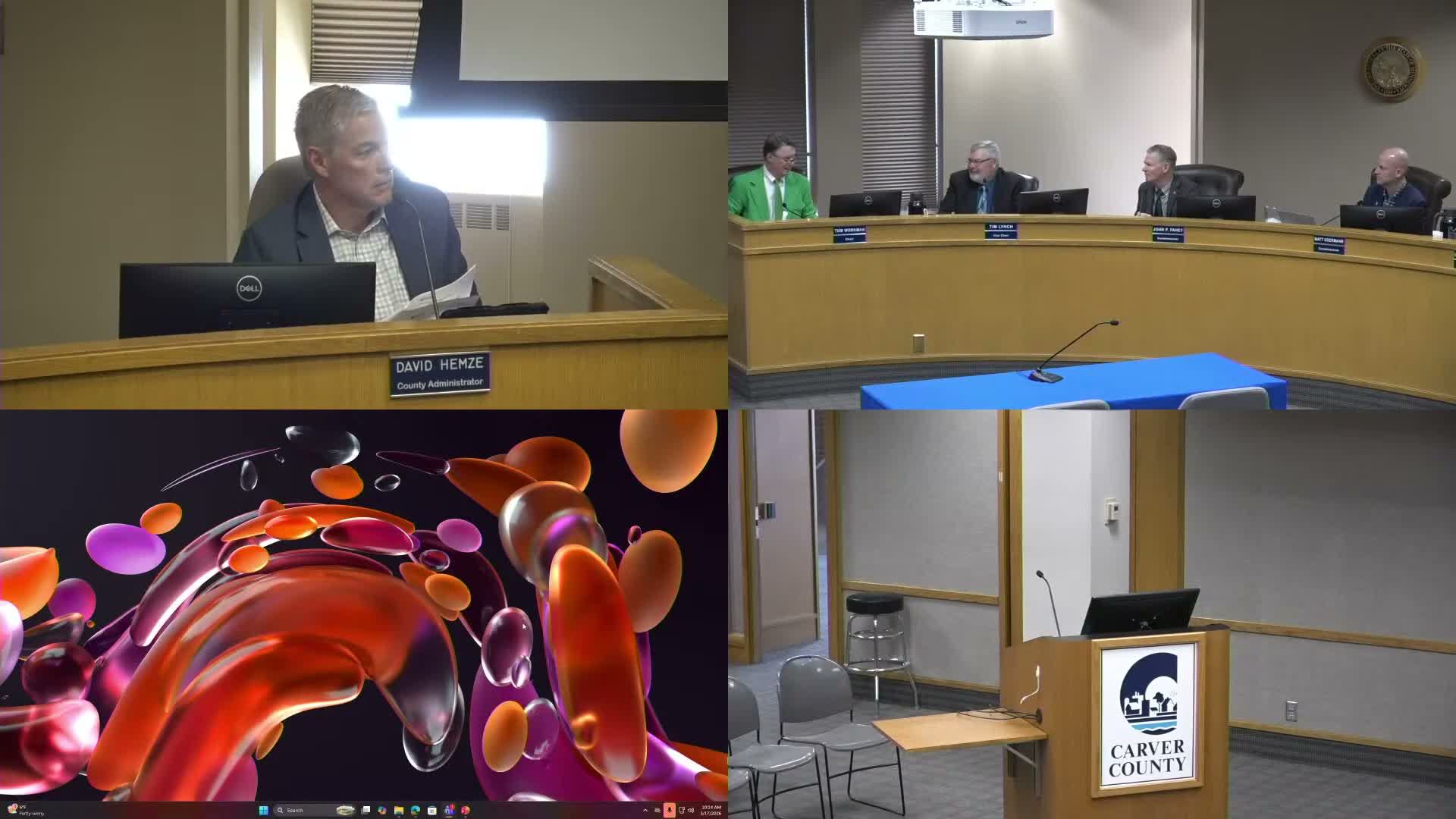 Carver County board names alternate for workforce board, approves consent items and adjourns