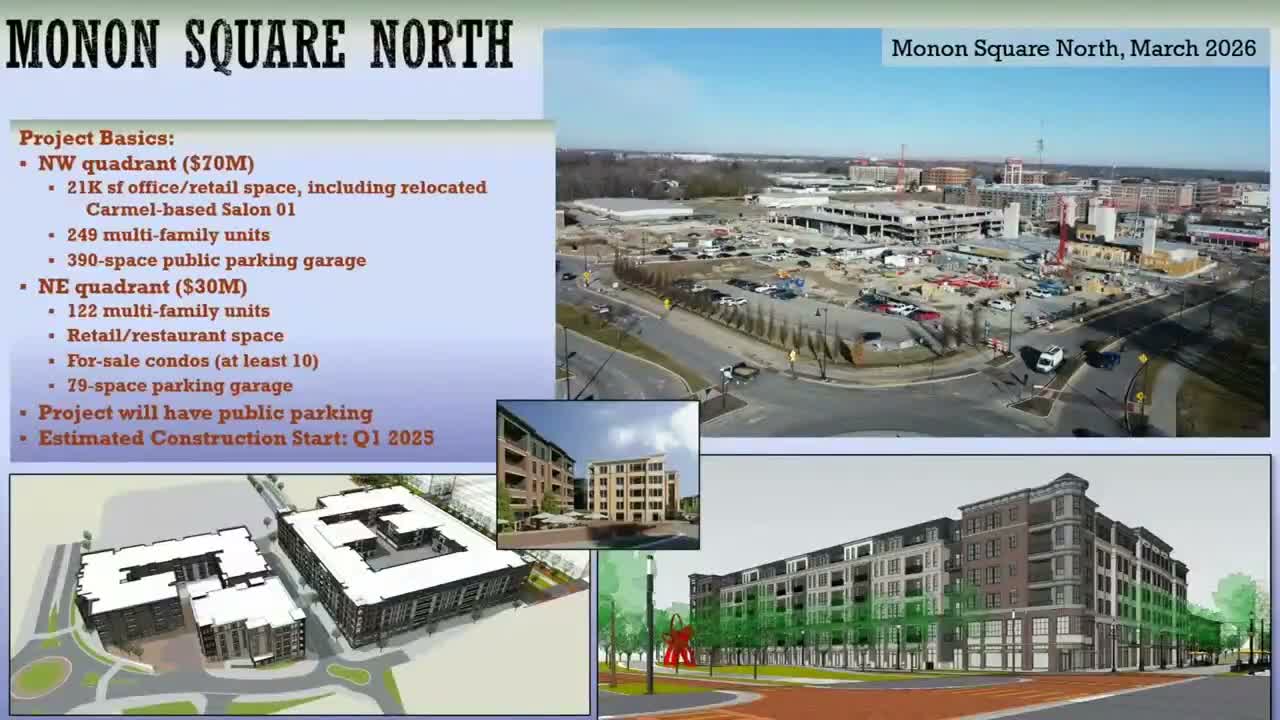 Redevelopment director reports construction progress: new multi‑age playground, condo closings and facade work