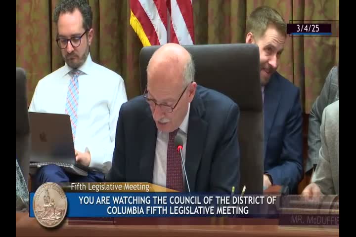 Votes at a glance: D.C. Council approves redevelopment extension, revenue bonds, and a package of emergency measures