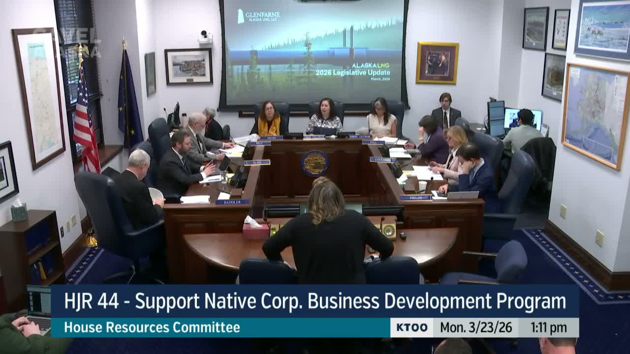 House Resources Committee backs resolution supporting Alaska Native participation in SBA 8(a) program