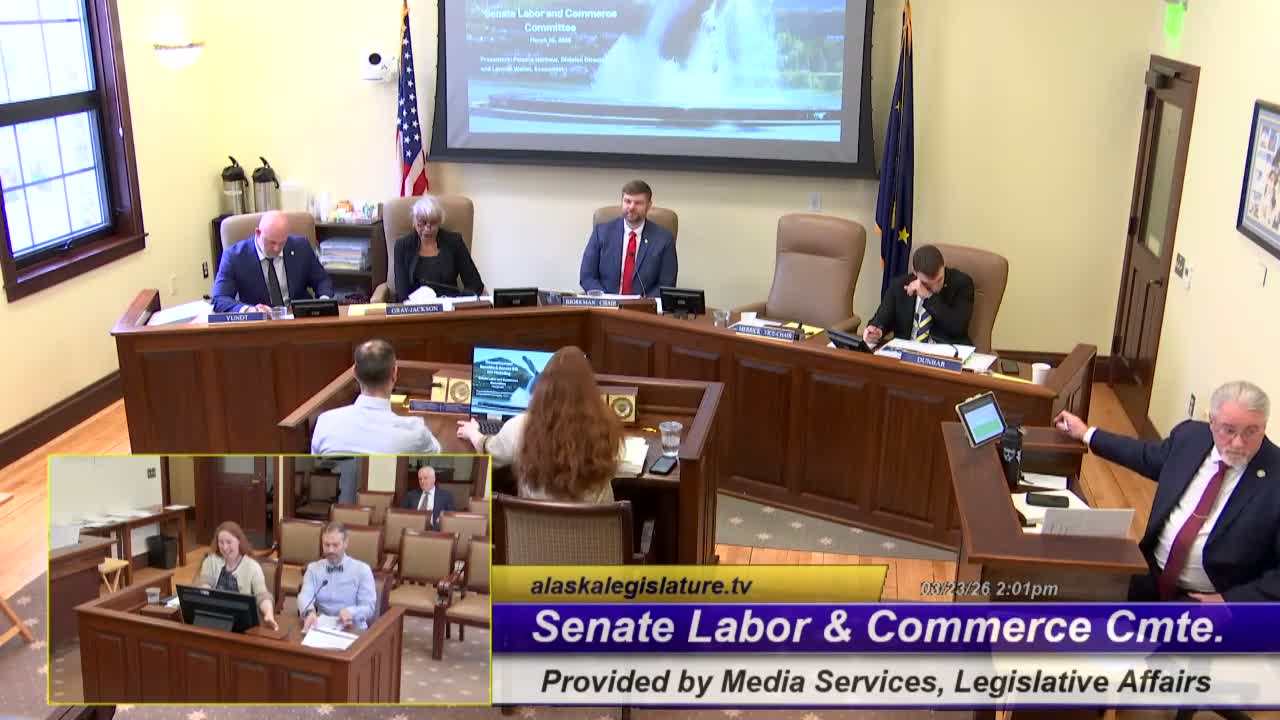Committee reviews DIV labor models for SB217; CS adopted as working document and set aside for more analysis