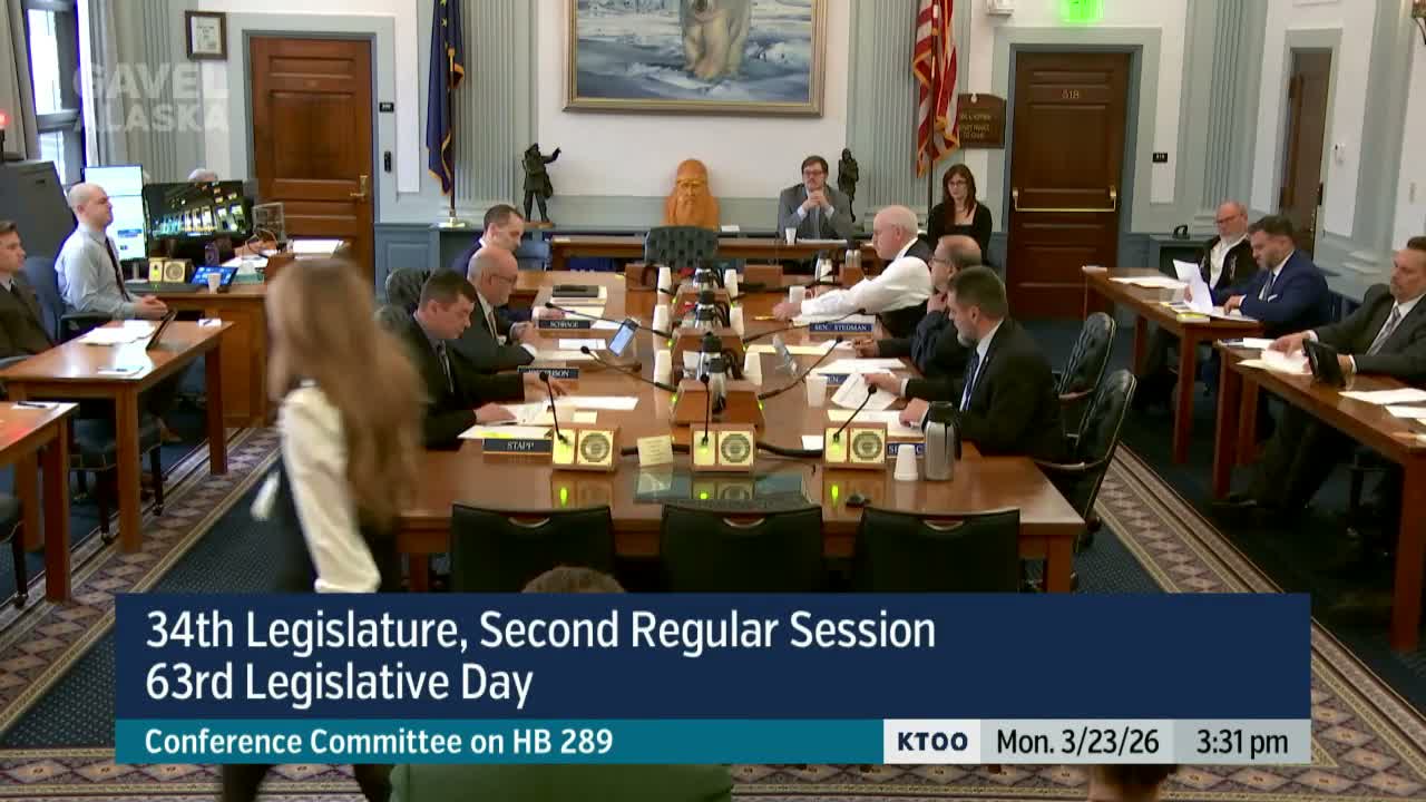 Conference committee approves HB 289 conference substitute, reduces CBR headroom to $20 million