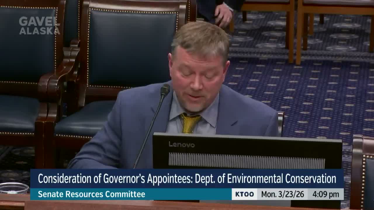 DEC nominee Randy Bates says state is sampling drinking systems for PFAS; 12 exceedances found so far