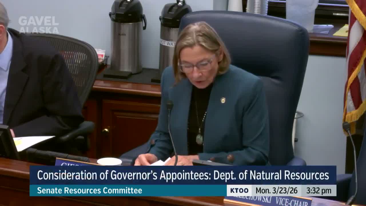 DNR nominee John Crother tells Senate committee he will push gas-line, land-development priorities