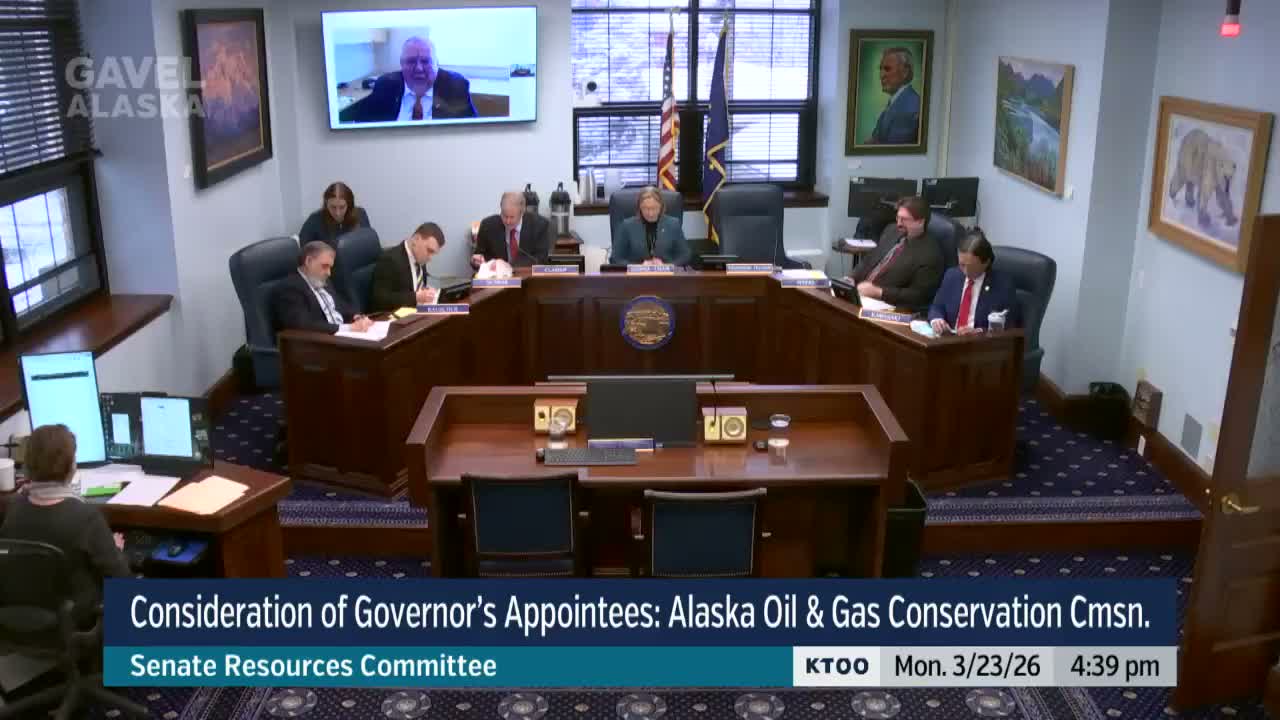 AOGCC nominee Tom McKay vows firm enforcement on flaring, says commission jurisdiction ends at sales meter