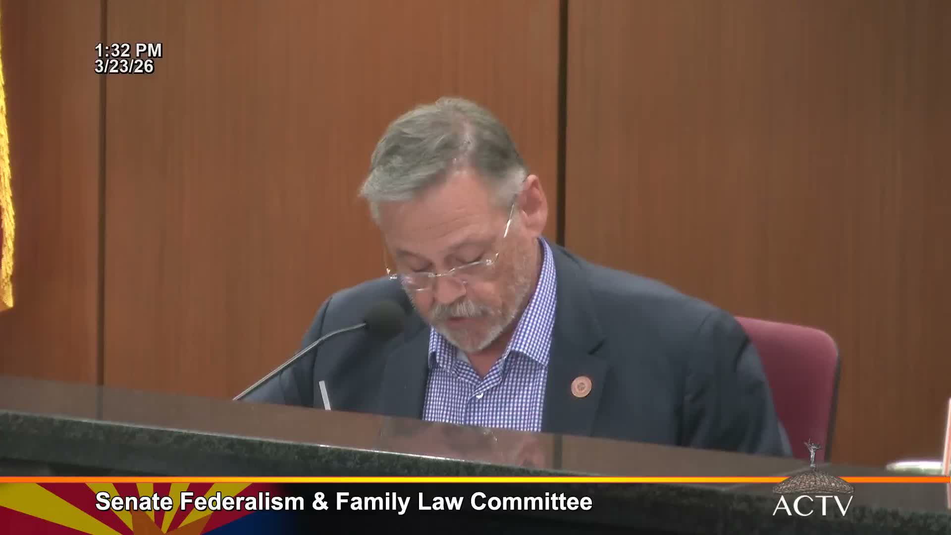 At a glance: committee votes and outcomes from the March 20 Federalism & Family Law hearing