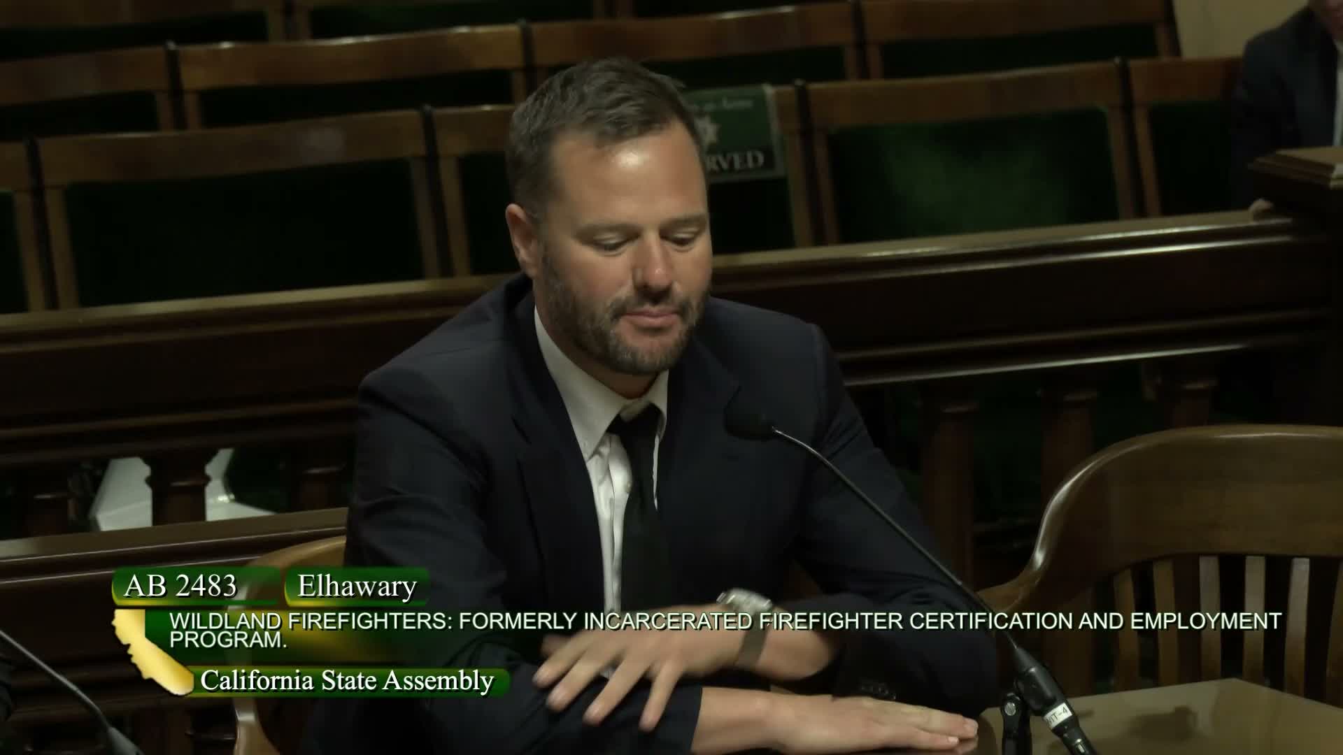 Committee approves pathway bill to certify formerly incarcerated hand-crew firefighters