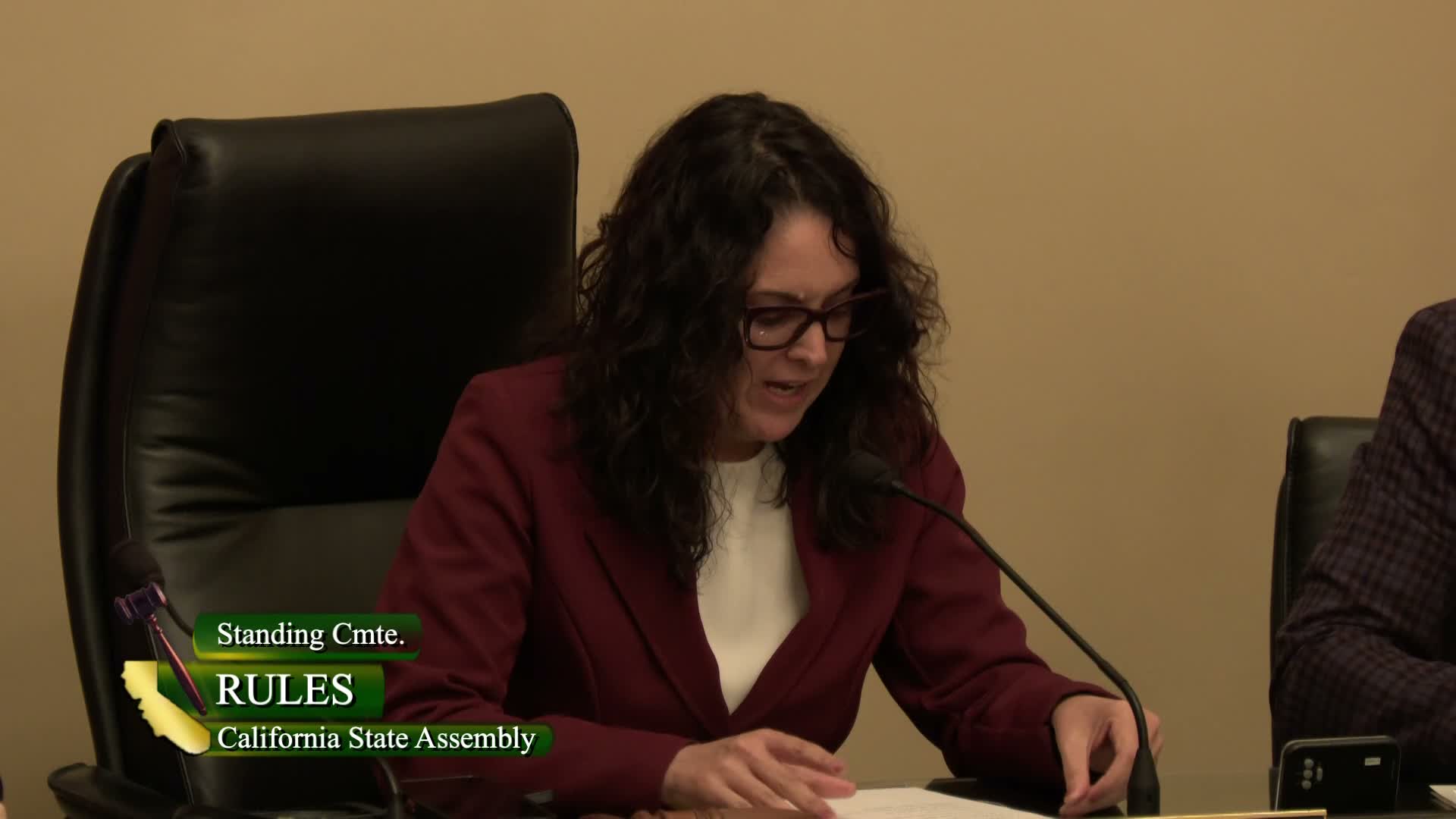 Rules Committee approves consent agenda and adjourns