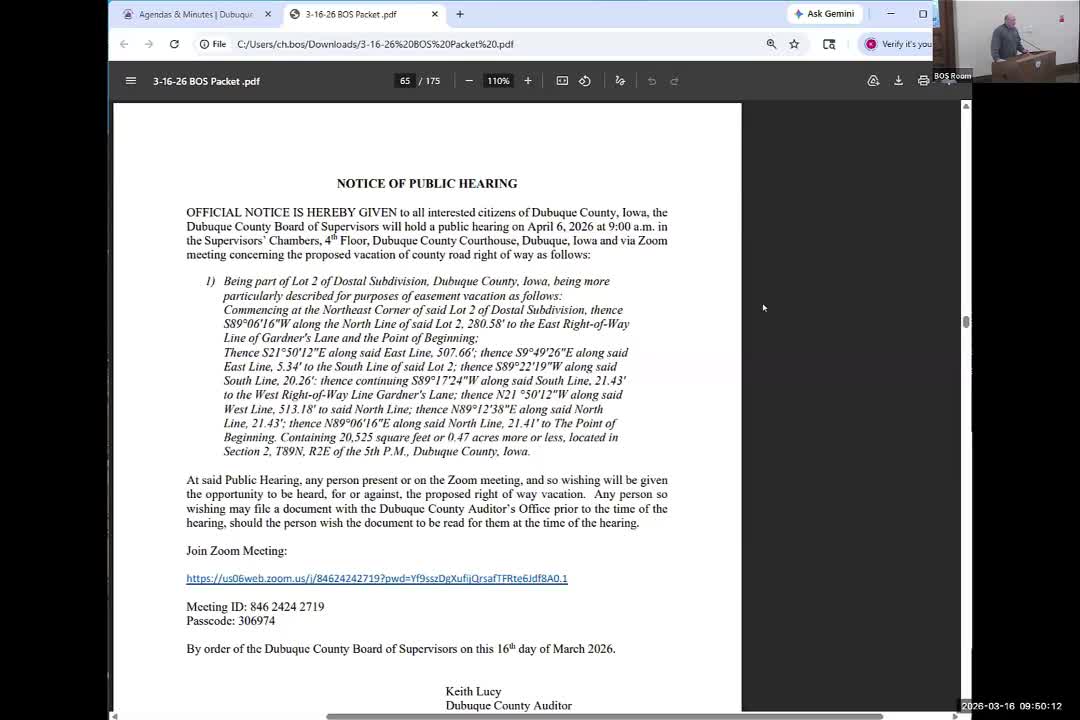 County engineer briefs supervisors on Gardeners Lane vacation, Thunder Hills/Highway 20 safety and draft road improvement policy