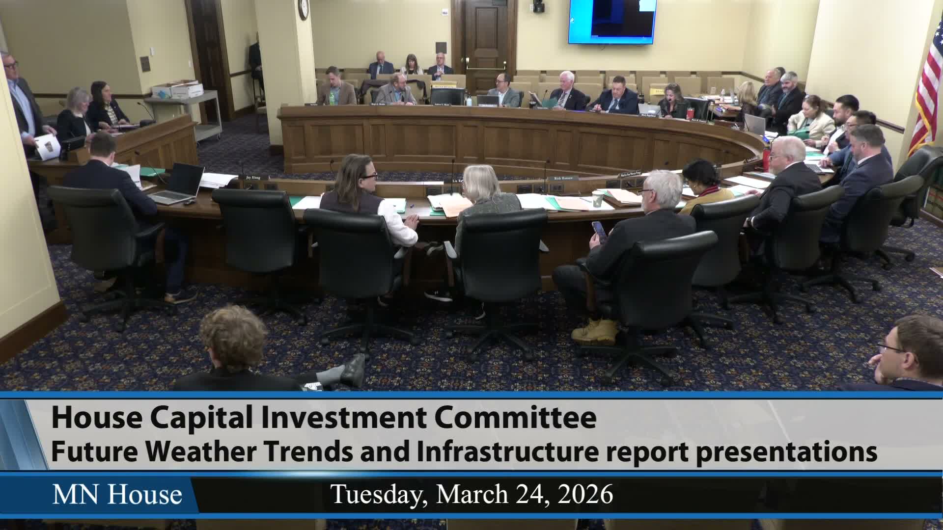 University of Minnesota tells capital committee Minnesota must design infrastructure for a hotter, wetter future