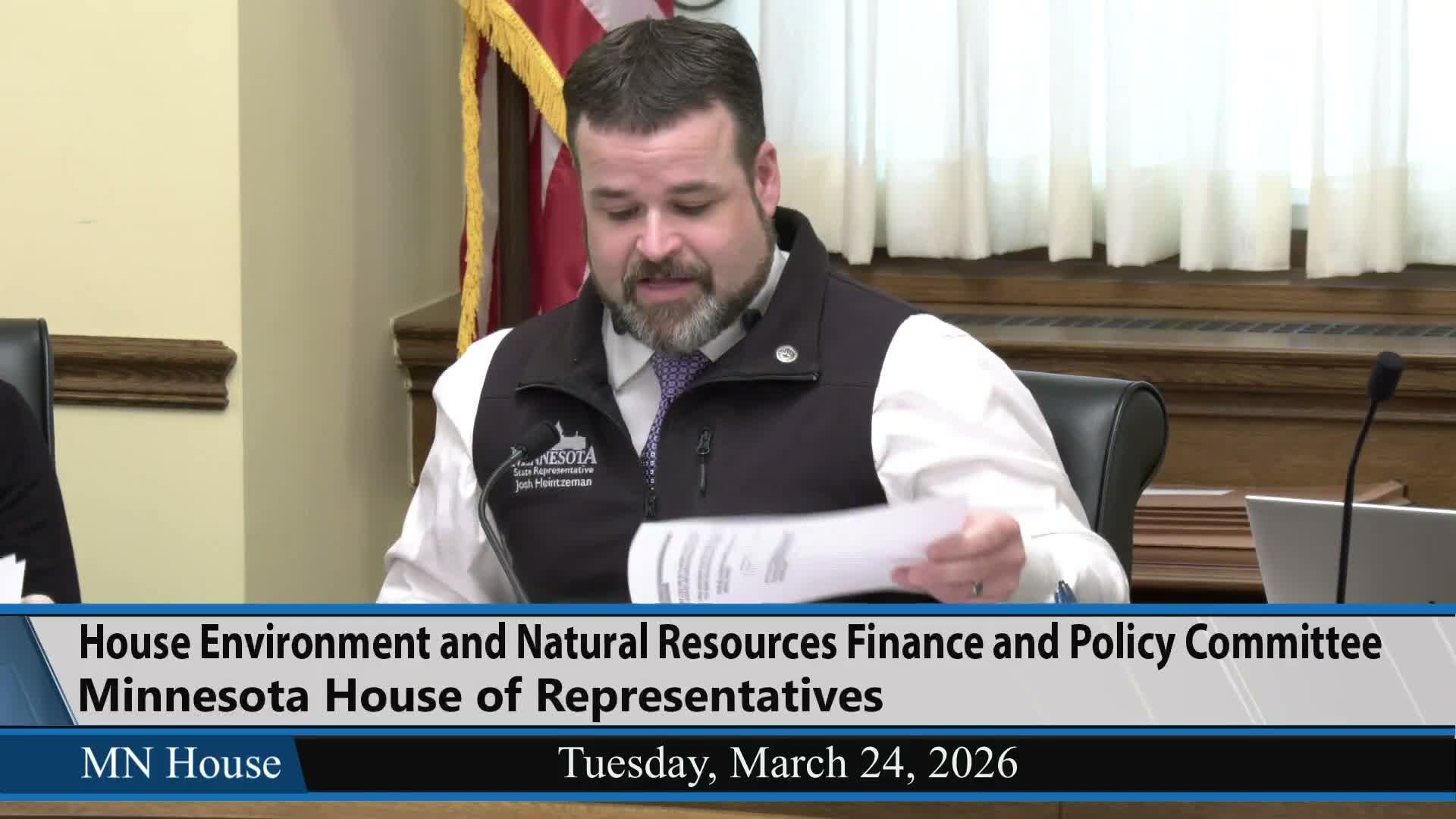 Committee advances narrow irrigation allowance for northern Mount Simon–Hinckley aquifer