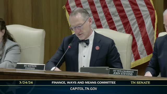 Votes at a glance: multiple bills and resolutions recommended to calendar by Senate Finance committee