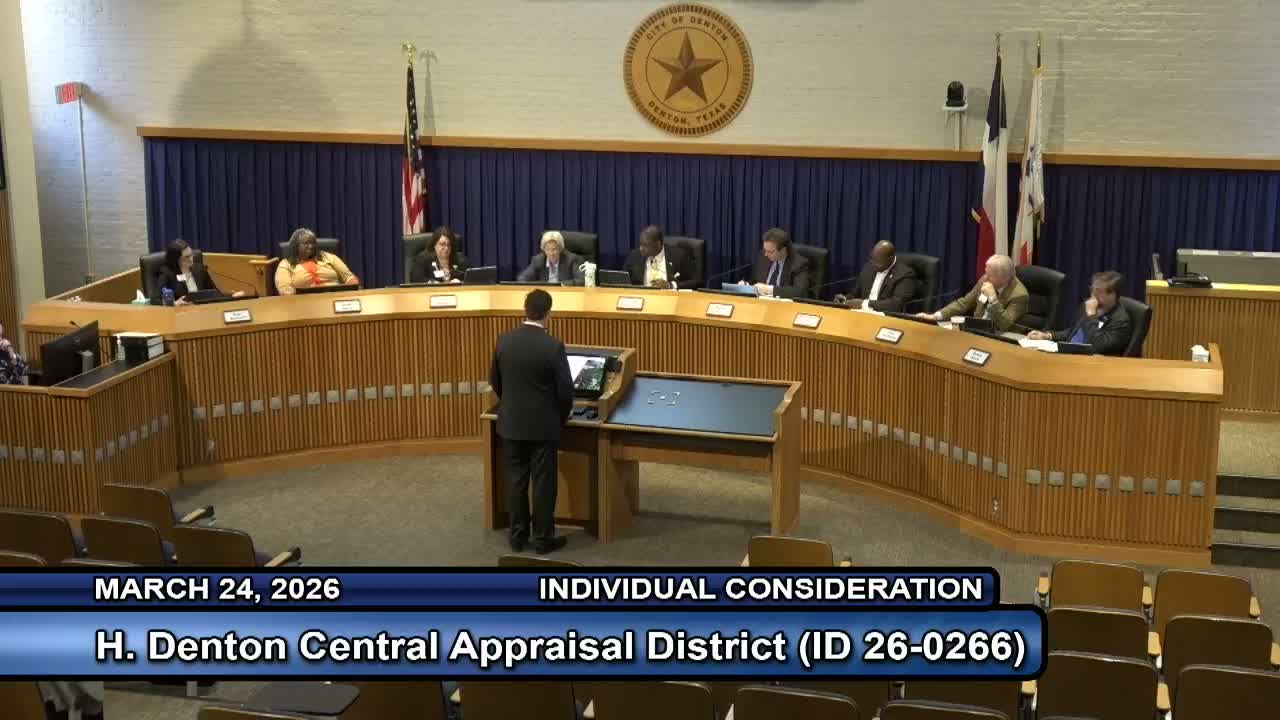 Council nominates Lisa McIntyre to fill Denton Central Appraisal District vacancy