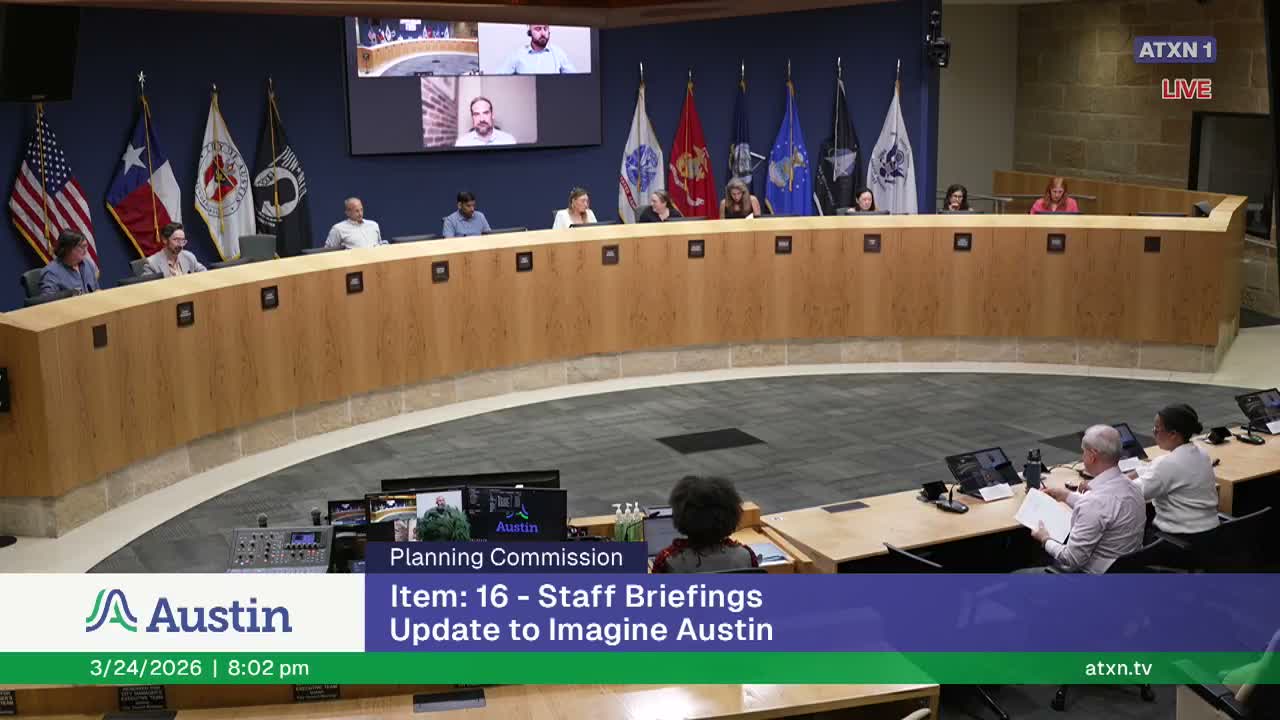 Planning Commission advances several budget recommendations, leaves ordinance-office proposal without recommendation