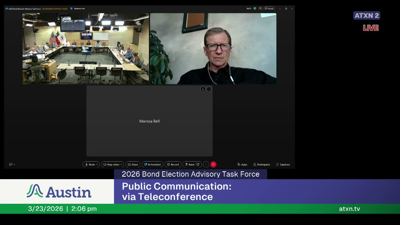 Public commenters press Austin bond task force to fund farmland, Carver Museum, libraries and Garrison Pool