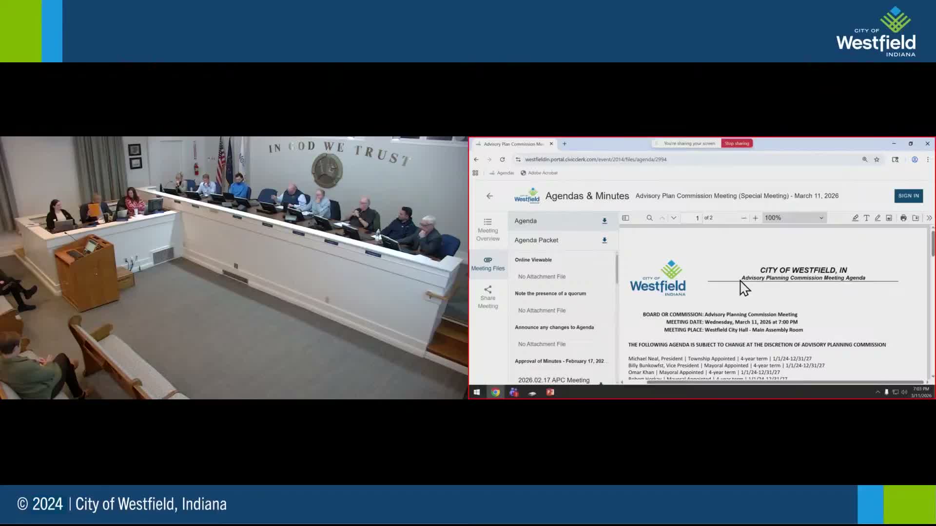 Westfield planners hear hours of public comment on draft comprehensive plan; commission waives workshop to allow vote next week