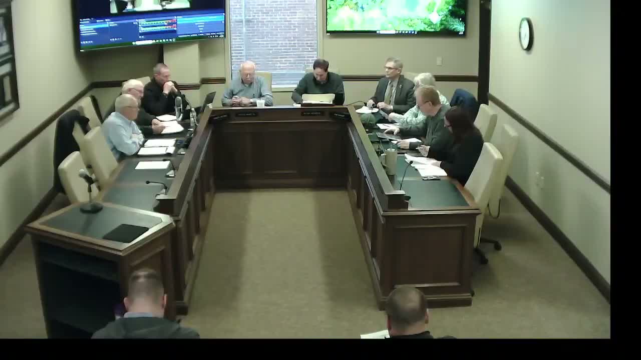 Angola council approves road-grant transfer and Pokagon Utility change order after federal-wage questions