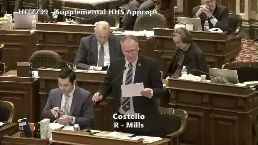 Iowa Senate approves HF 2739, a temporary HMO tax to fund Medicaid after heated floor debate