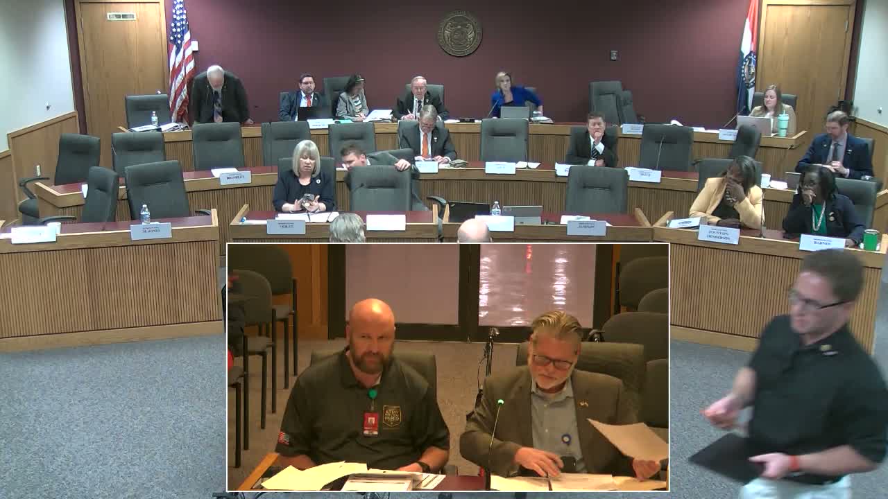 Committee hears briefings on Missouri Veterans Recognition Program and Veteran Reads resilience program