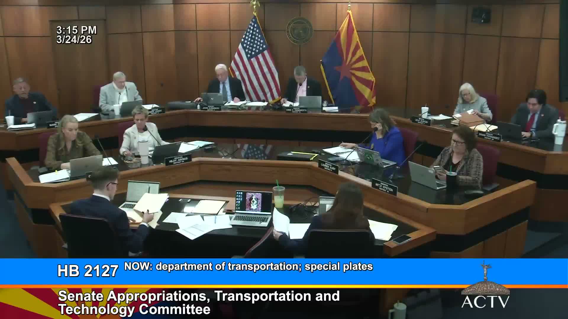 Senate committee approves omnibus specialty license‑plate bill amid questions about recipients