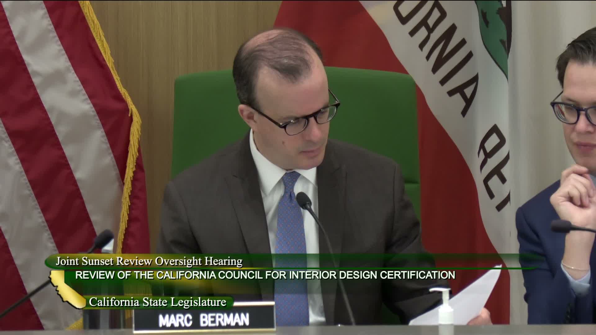 Interior Design Council Argues Voluntary Certification Works as Lawmakers Question Transparency and Stamp Acceptance