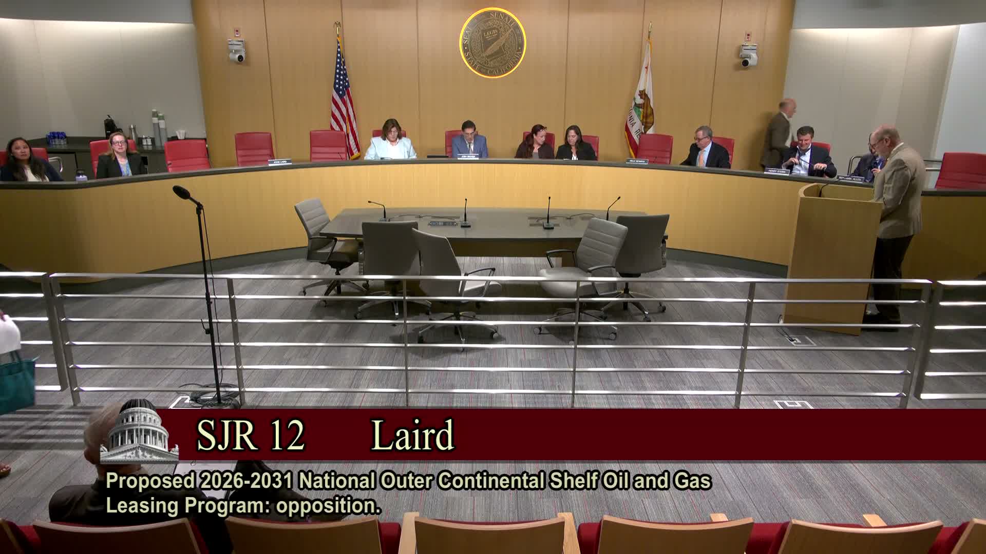 Committee adopts resolution opposing proposed federal offshore leasing plan