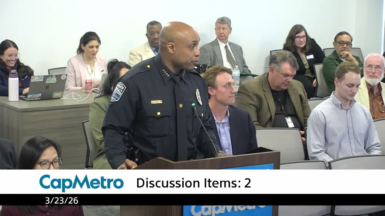 CapMetro police report: 15 patrol officers, joins joint terrorism task force; board hears safety strategy