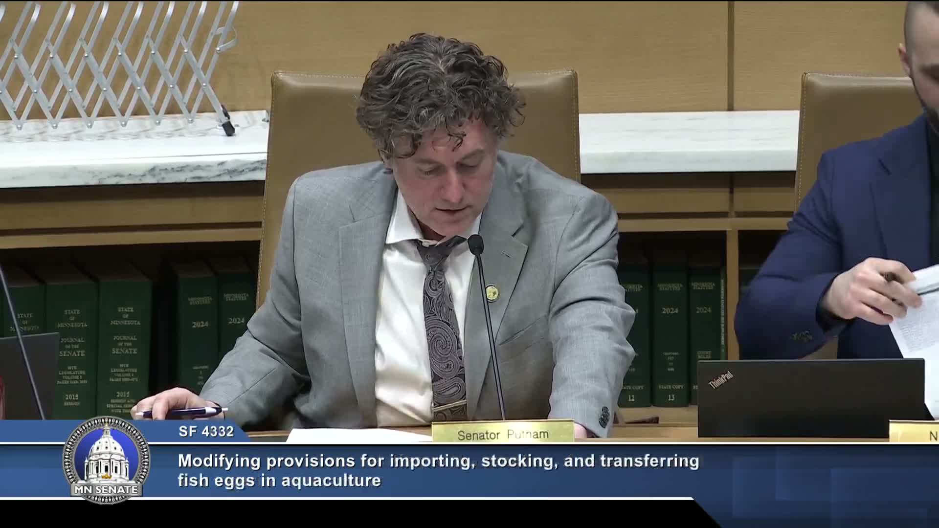 Committee advances bill to update fish‑egg import and aquaculture rules, DNR testifies changes align with region