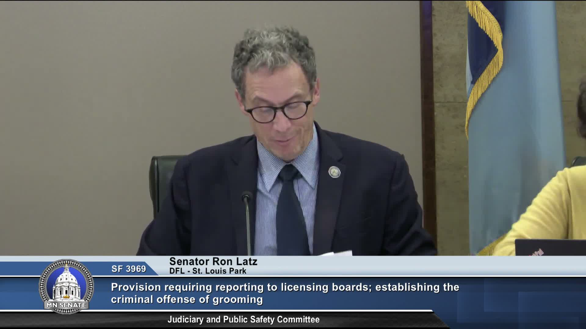 Committee adopts amendment and advances bill defining grooming as a crime after survivor testimony