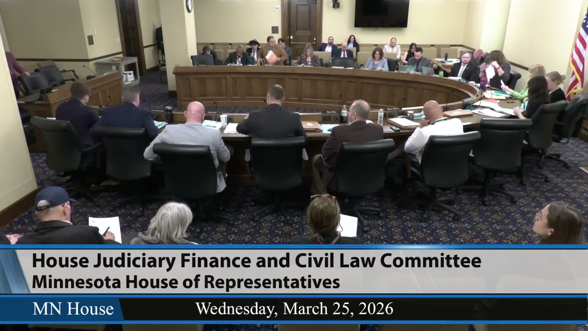 House committee advances package of bills on victim protections, fraud, cannabis data and administrative rules