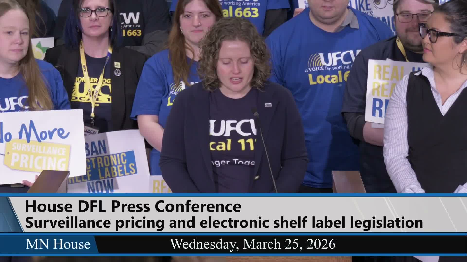 Union leaders, Minnesota lawmakers push to ban ‘‘surveillance pricing’’ tied to electronic shelf labels