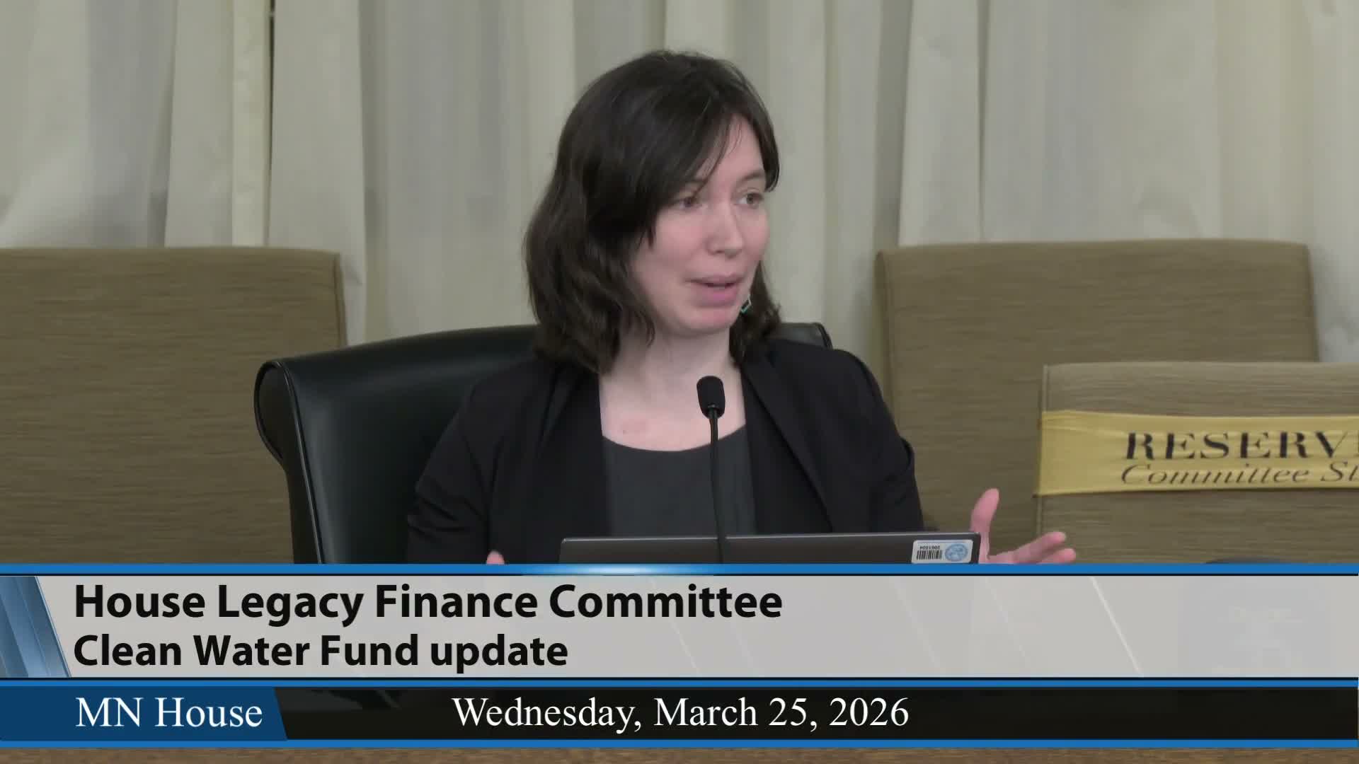 Clean Water Council outlines funding framework; lawmakers press on PFAS, treatment limits and metro priorities