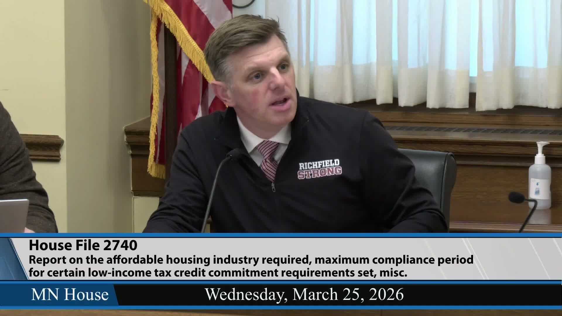 Rep. Ray Rauer’s bill would let state housing tax credit fund service reserves for supportive housing; laid over