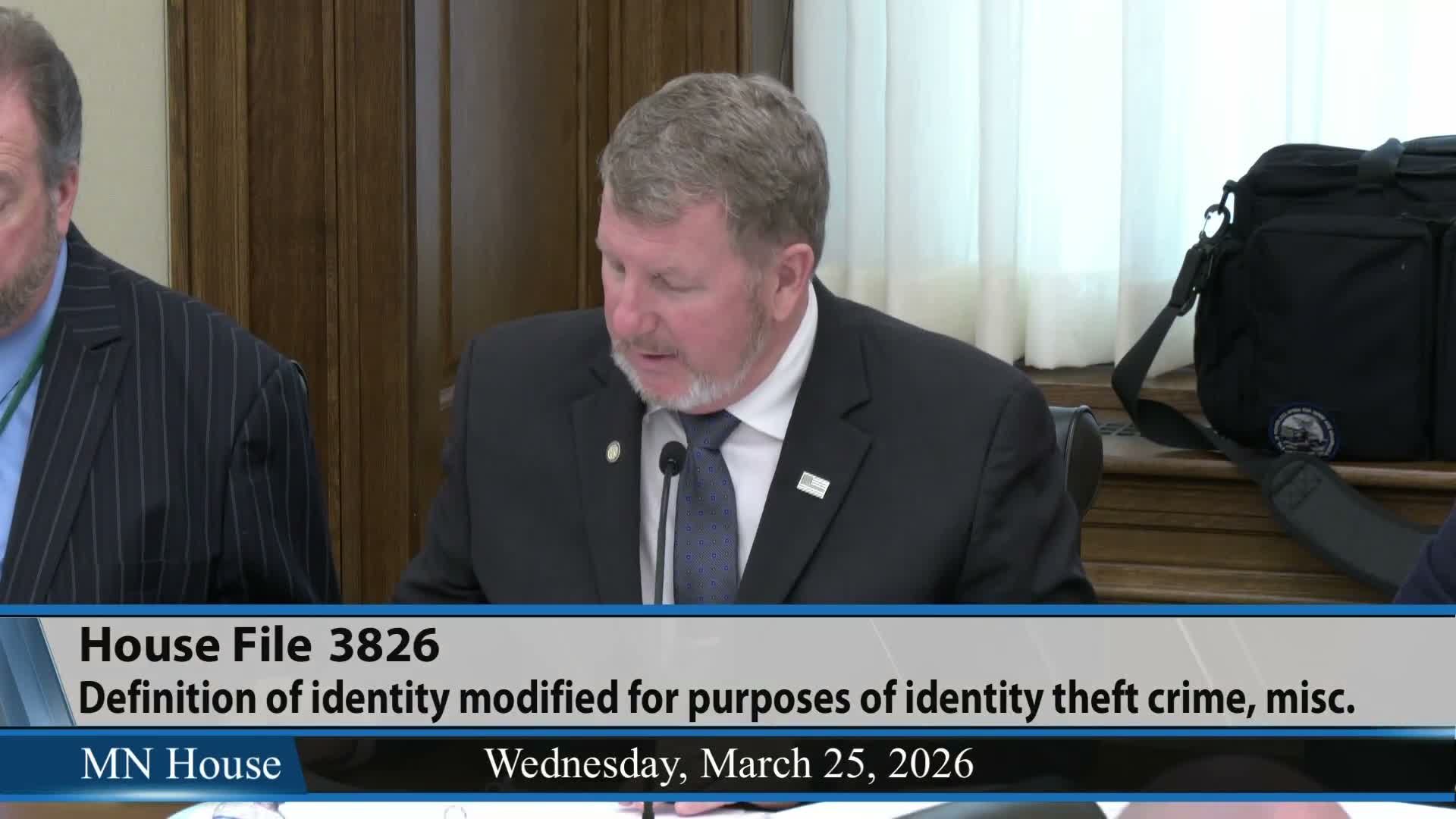 Committee advances bill to extend statute of limitations for complex public‑funds fraud to 10 years