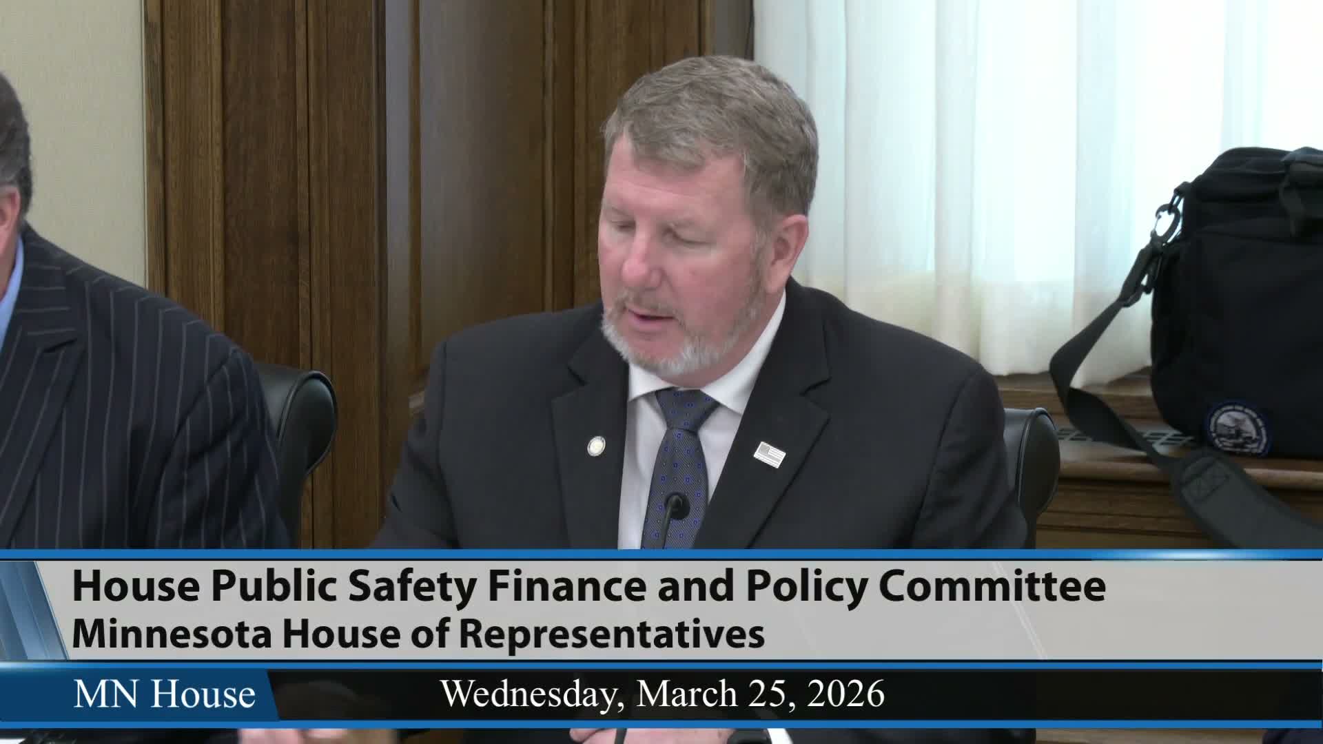 Committee hears bill to make part‑time and paid‑on‑call firefighters eligible for state line‑of‑duty benefit; bill laid over