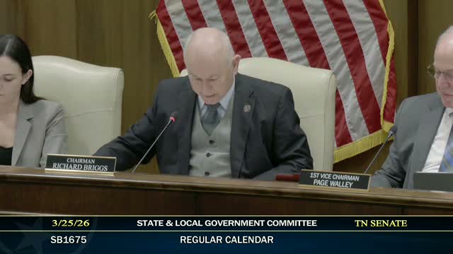 Senate State and Local Government Committee advances wide package of local bills, sends corrections oversight measure to finance