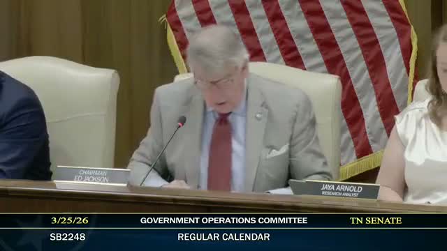 Senate committee advances "Regulatory Freedom Act of 2026" after business and advocacy testimony