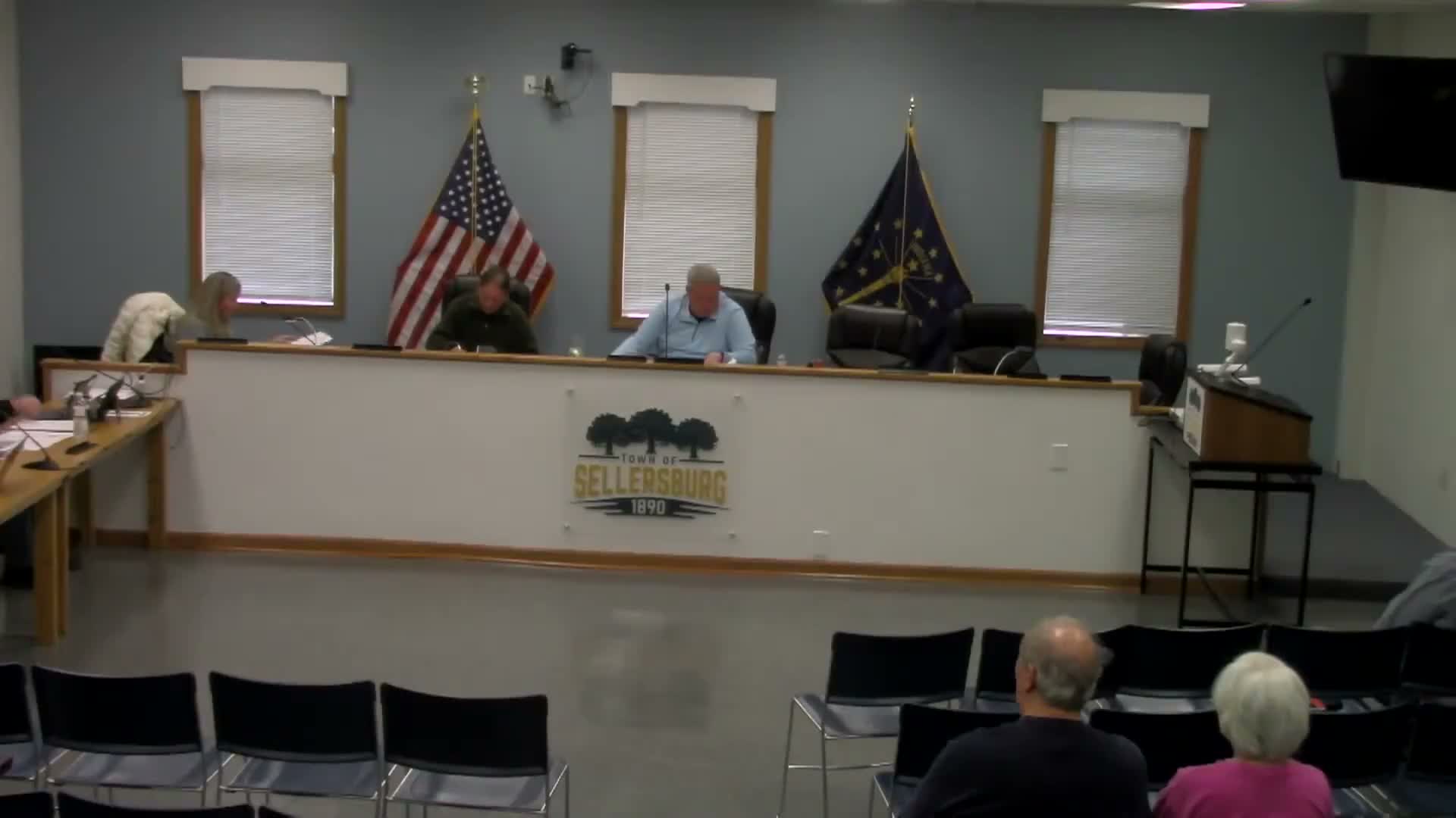 Sellersburg BZA elects vice chair Evan Brown, affirms temporary chair and recording secretary