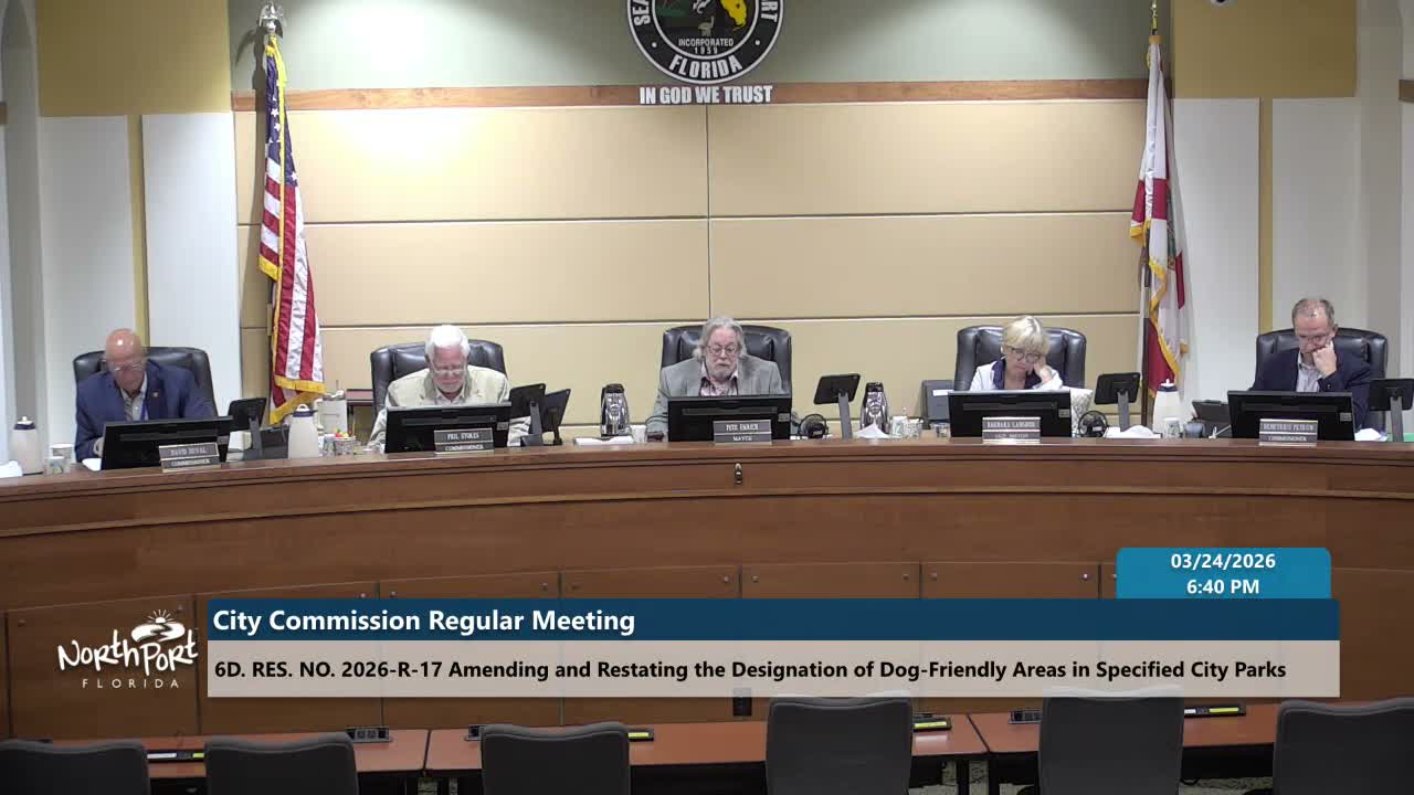 North Port staff outline proposed fee schedule changes, cites phased reductions to multi-visit discounts at Warm Mineral Springs