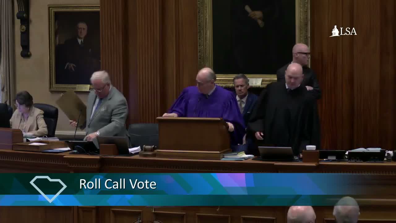 At a glance: key votes and actions on the South Carolina Senate floor