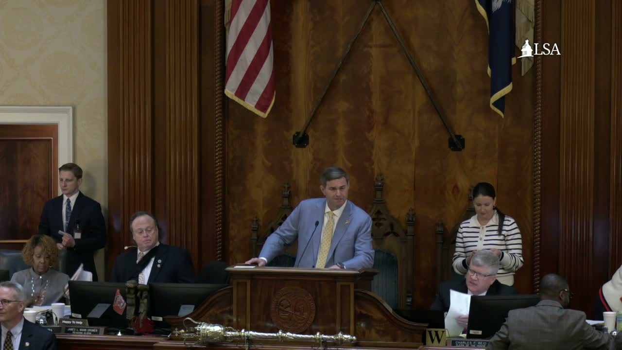 South Carolina House honors visitors, reassigns bills and concurs in Senate amendments 111-0