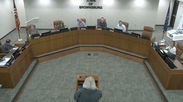 Resident questions proposed time clocks for Brownsburg Fire territory during public comment