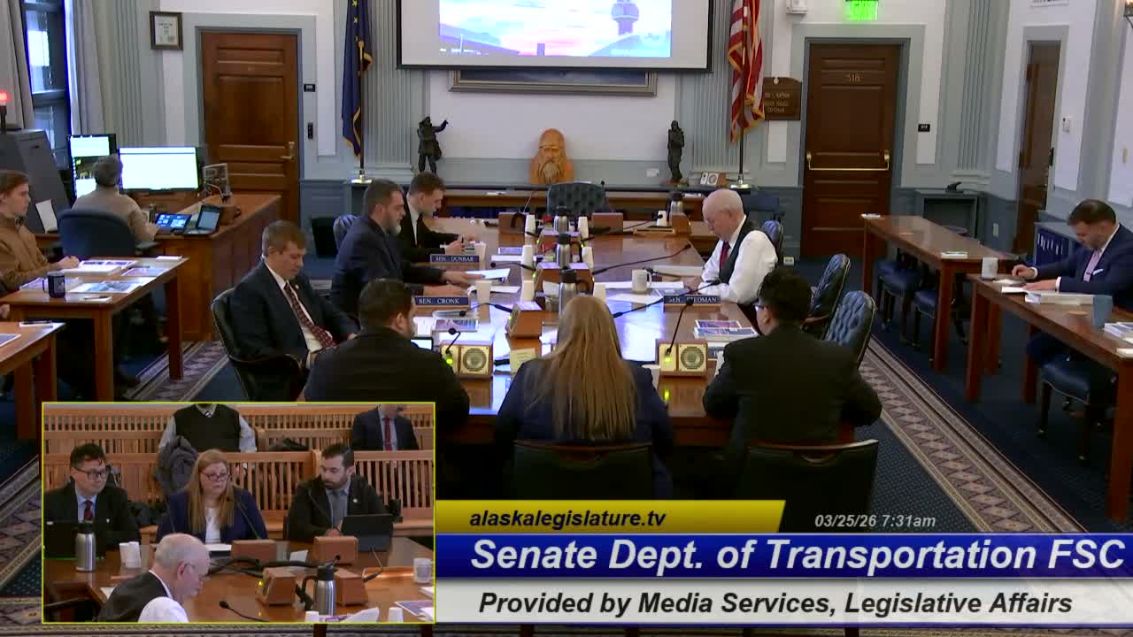 Airport officials tell Senate subcommittee Anchorage, Fairbanks strong as leaders plan cargo expansion and monitor jet-fuel supply