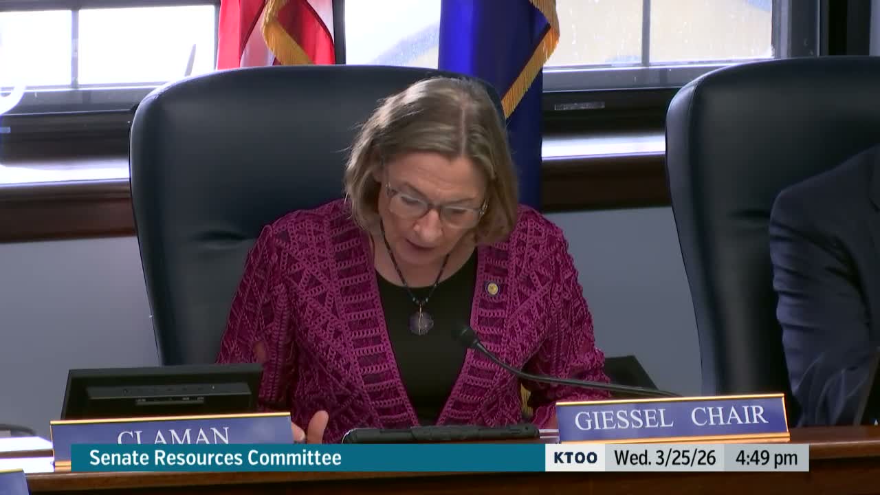 Conservation groups oppose companion bill on public‑land commercial development; committee sets SB 224 aside for review