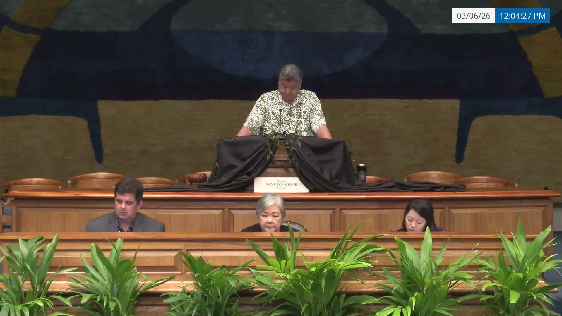Senators pay tribute to Colleen Hanabusa and observe moment of silence