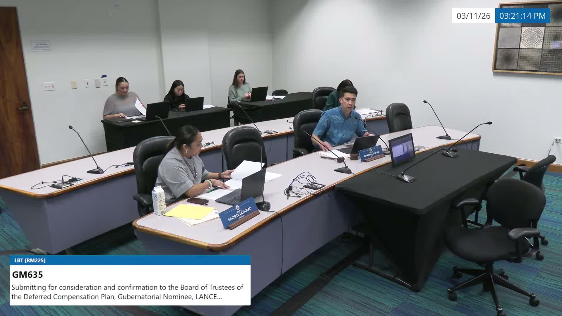 Senate committee advises and consents to three gubernatorial nominees; workforce training and board repeal discussed