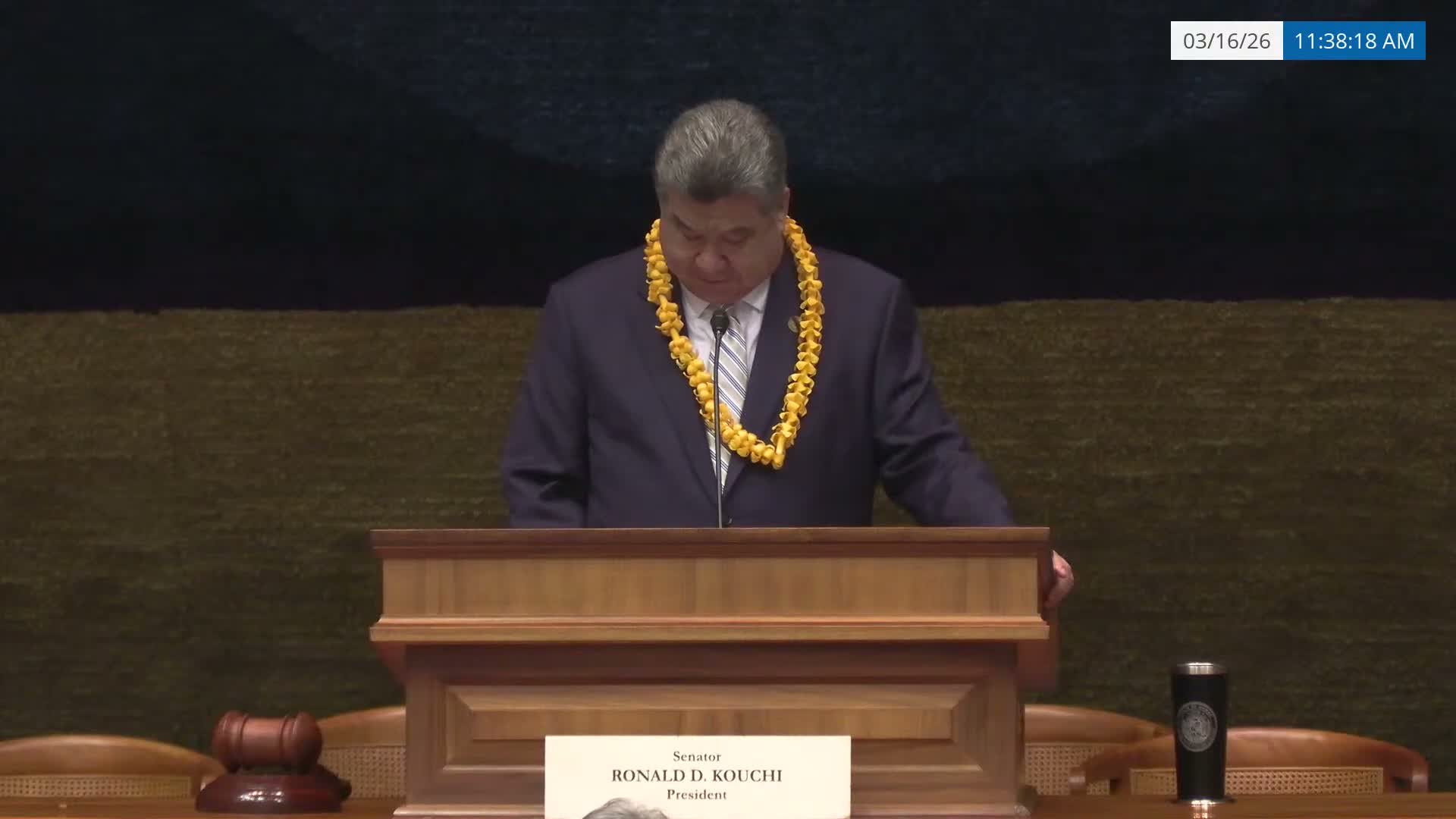 Senate redesignates legislative day after weather closure, moves resolution deadline and grants hearing waiver