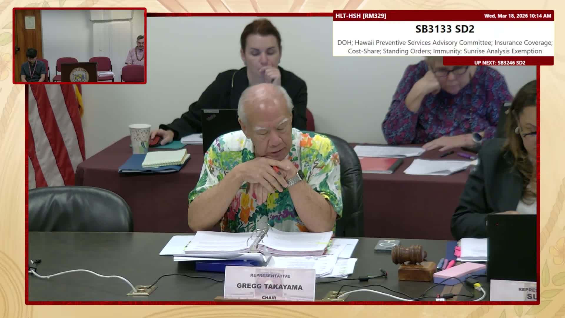 Committee approves mandatory hospital discharge data submission with implementation funding note