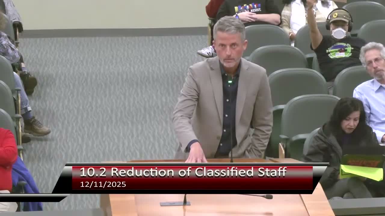 Board approves first interim budget and votes to begin staffing reductions after hours of public protest